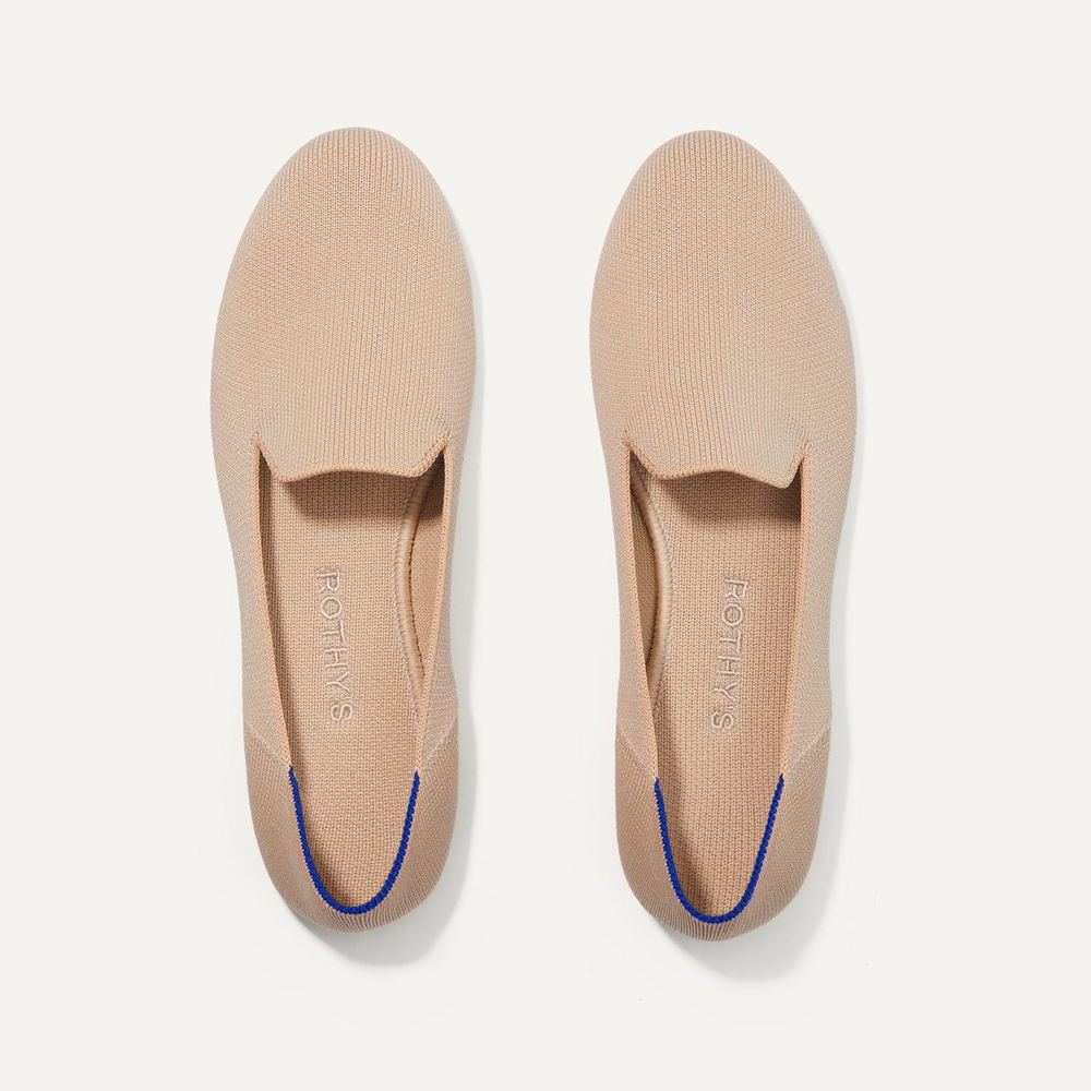 Rothy's Women's Ecru Slip-On Loafer Flats